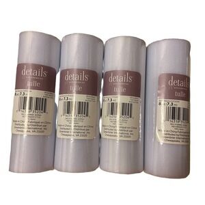 Tulle Details Accessories White 4-8 Yds 7.3m Wedding Dresses Decorations
